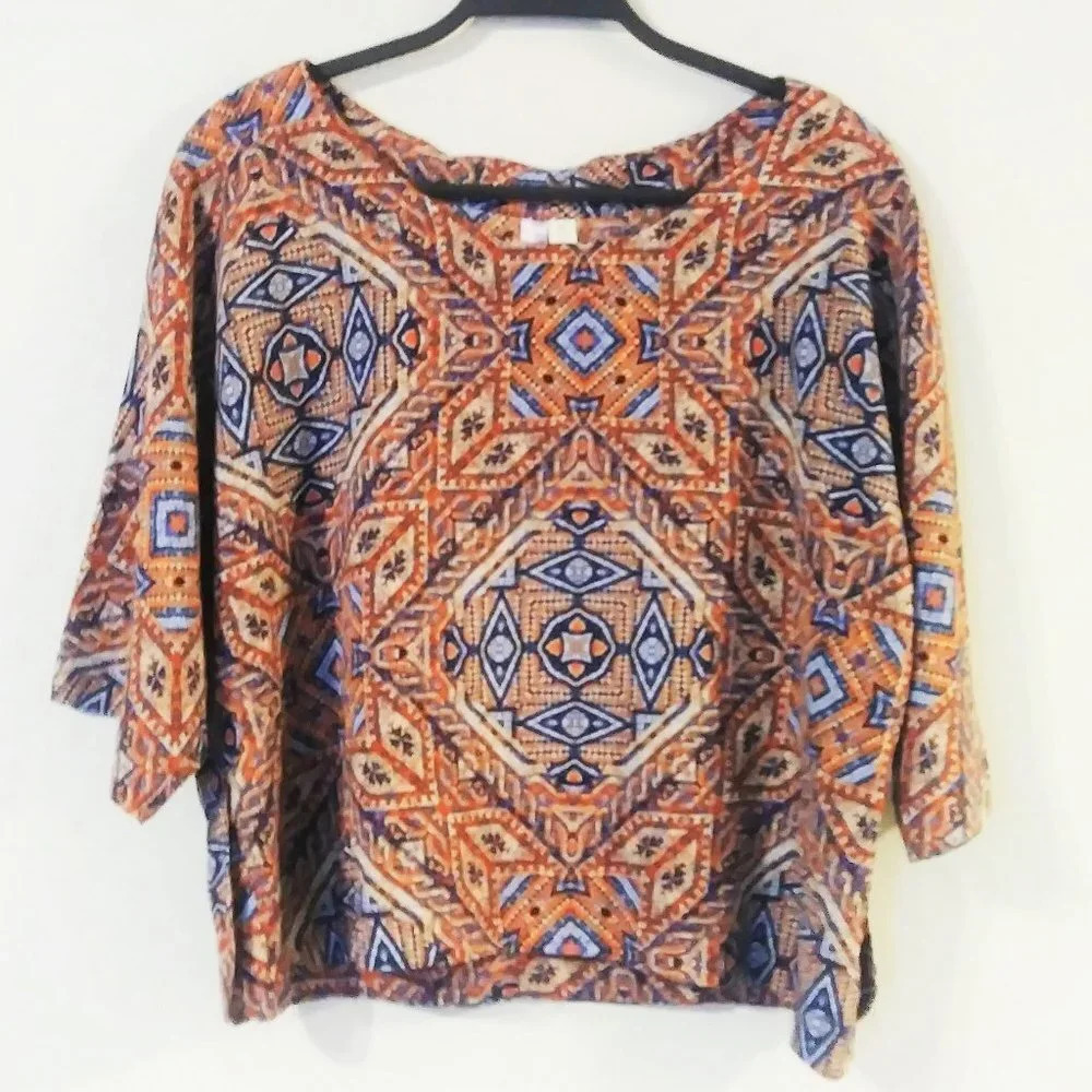 Alya Print Short Sleeve‎ Top